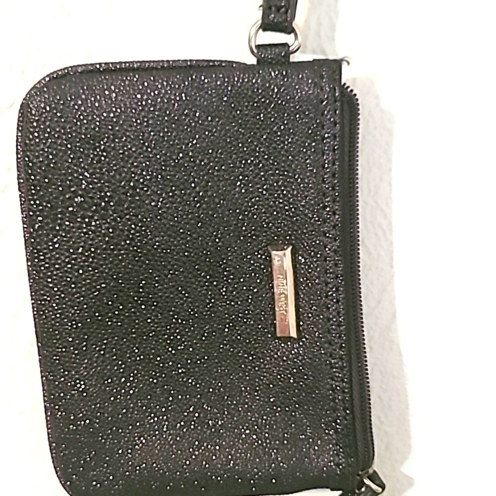 Nine West - Black Sparkly Wristlet Evening Bag - Picture 2 of 5